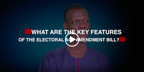 What are the key features of the electoral act amendment bill?